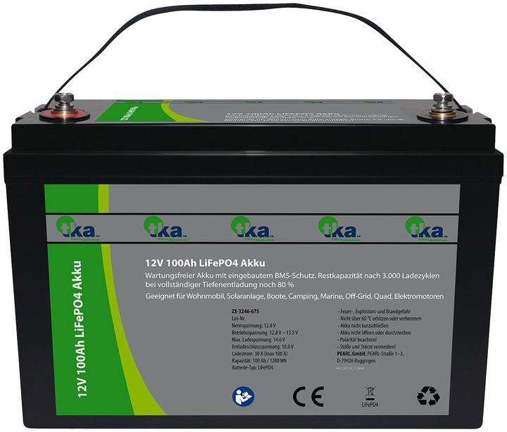 Immagine prodotto TKA Batteria per sistema solare (12.80 V, 100 Ah)