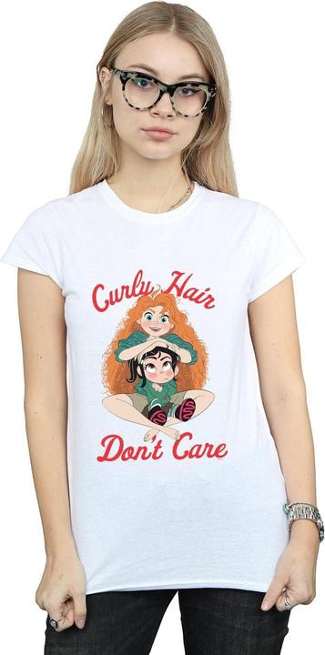 Actual product image Disney Womens/Ladies Wreck It Ralph Merida And Vanellope Cotton T-Shirt (XL)