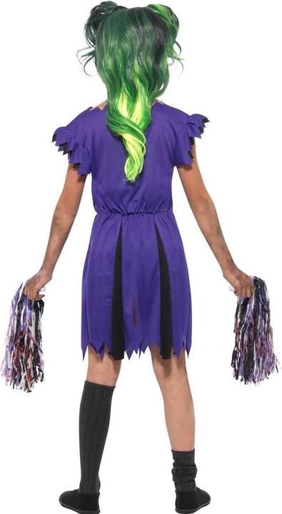 Actual product image Smiffys Womens/Ladies Dark Cheerleader Costume Set (M)