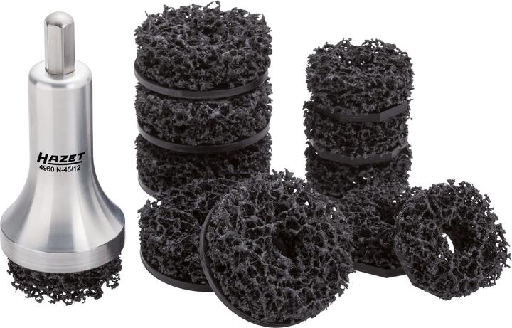 Produktbild HAZET Radnabenschleifer Satz Pkw ∙ 12-teilig 4960N-45/12 ∙ Anzahl Werkzeuge: 12