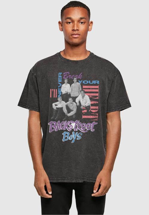 Actual product image Merchcode Backstreet Boys - INBYH Acid Washed Oversize Tee - 113777 (XL)
