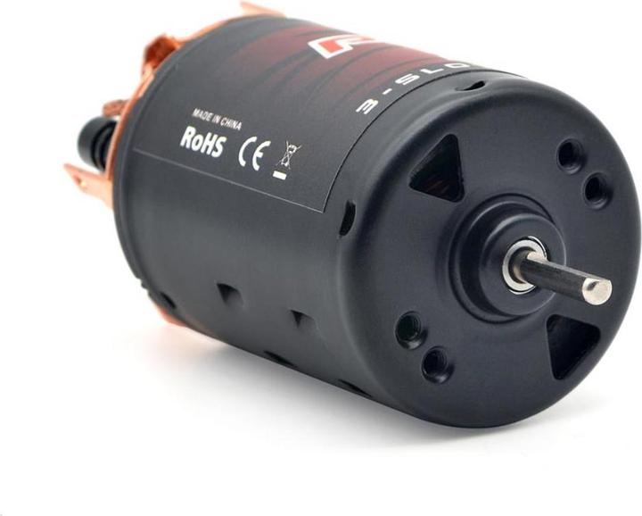 Actual product image Surpass Hobby 550 brushed motor 3-slot 14T