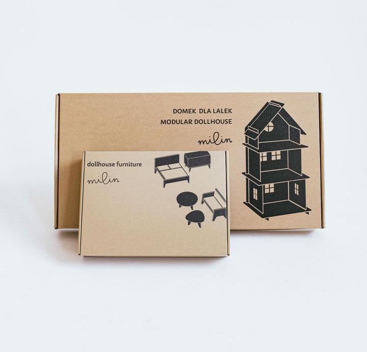 Produktbild Milin Holzpuppenhaus Vintage Flower