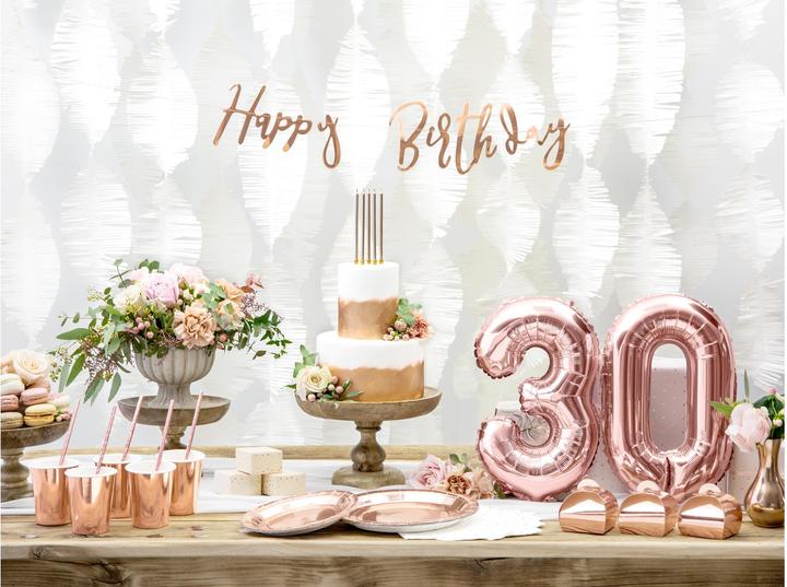 Produktbild Partydeco Teller Rose gold metallic (6 x)