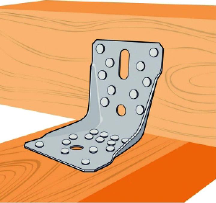 Immagine prodotto Simpson Sst Angoli SST ABR 100, acciaio zin.al fuoco (Connettore angolare, 1 pz.)