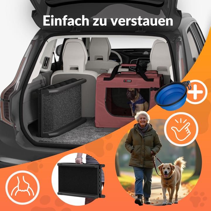 Actual product image Cadoca Hunderampe (Dog, Foldable, Reflectors)
