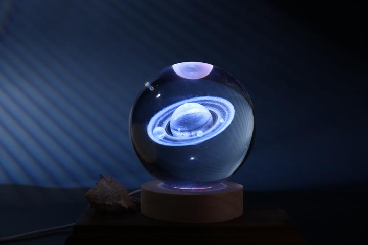 Immagine prodotto Total Juggling iTotal - Lampada a sfera di cristallo - Saturno - grande
