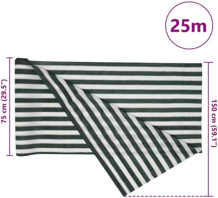Image du produit VidaXL Zaunblende HDPE 75 g/m² (250 cm)