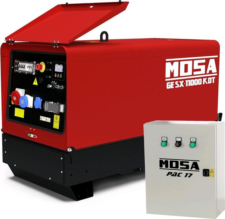 Produktbild Mosa GE SX11000 KDT DieselStromerzeuger leise 88 kW mit ATS (38 l)