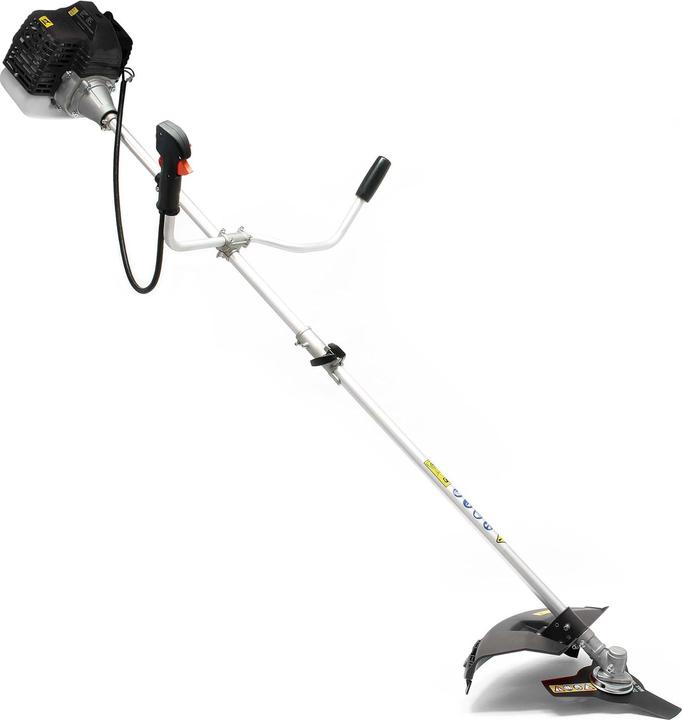 Image du produit Wiltec Coupe-bordures à essence 2en1 1,76 CV Débroussailleuse Tondeuse à gazon (Fils coupe-herbe, Lame de coupe en métal)