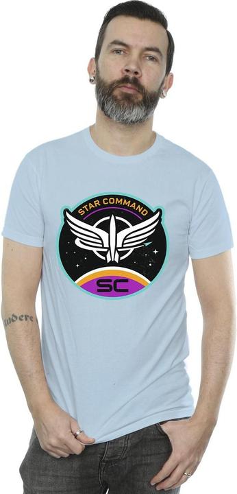 Actual product image Disney Mens Lightyear Star Command Circle T-Shirt (XL)
