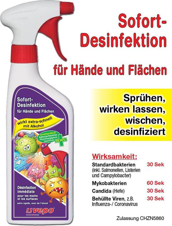 Actual product image Vepo Desinfektionsmittel (500 ml)