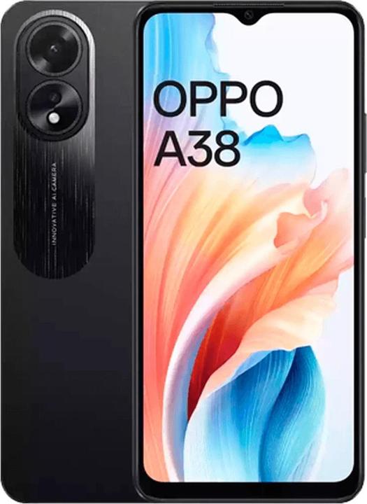 Image du produit OPPO A38 (128 Go, Noir brillant, 6.56", Double SIM, 50 Mpx, 4G)