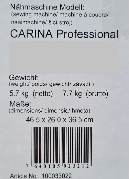 Immagine prodotto Carina Professional
