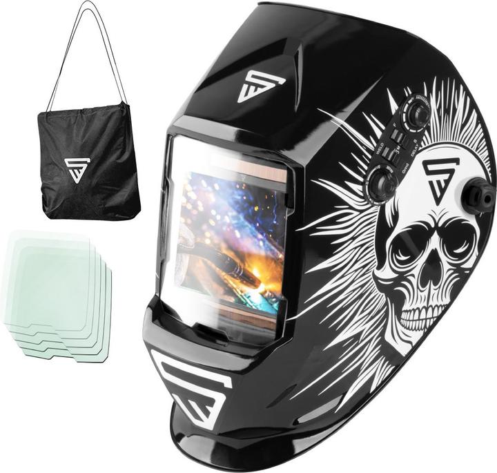 Produktbild Stahlwerk Automatik Schweisshelm ST-990 SE "Sonderedition Skull" Real Colour