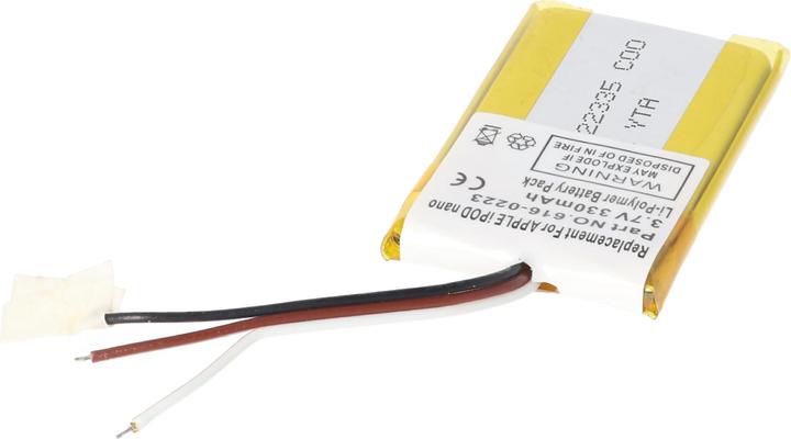Actual product image AccuCell Battery Apple iPOD nano, 616-0223