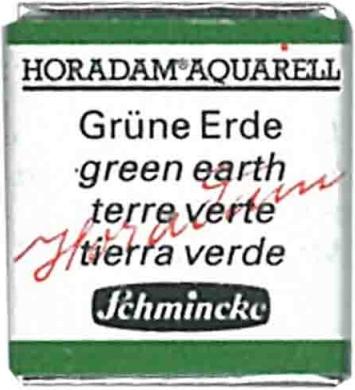 Actual product image Schmincke Watercolour Horadam half bowl (Green)
