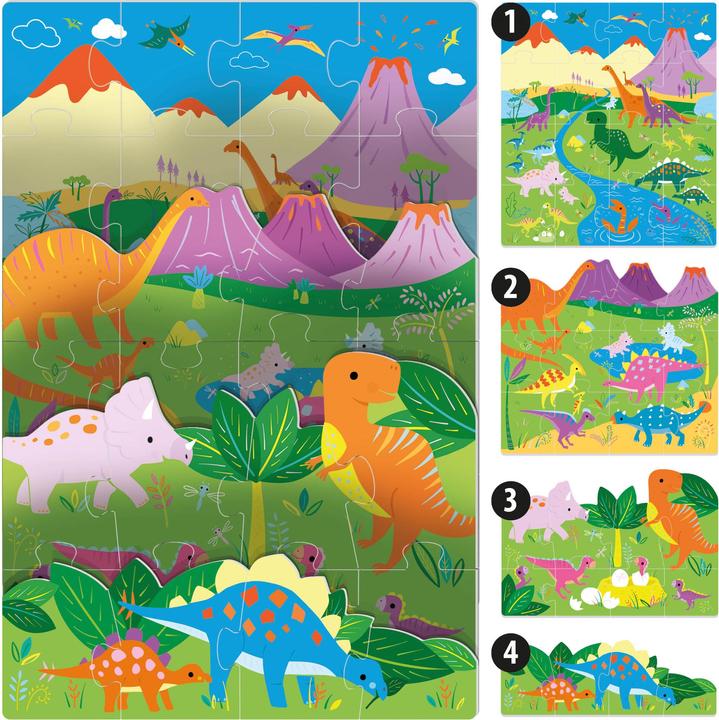 Image du produit Headup Games Puzzle Playrama Les dinosaures (48 pièces)