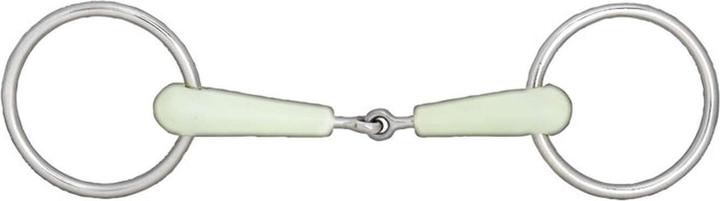 Image du produit Horze Mors 2 anneaux pour cheval simple brisure goût pomme