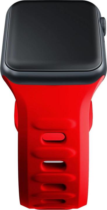 Produktbild 3MK Silicone Watch Strap czerwony/red dla Apple Watch 42/44/45/49mm (Silikon, Edelstahl)