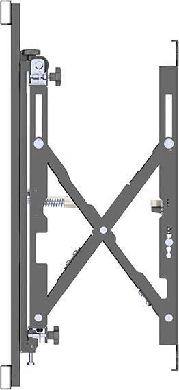 Image du produit Multibrackets M Public V ideo Wall Mount Push HD (Mur, 120", 135 kg)