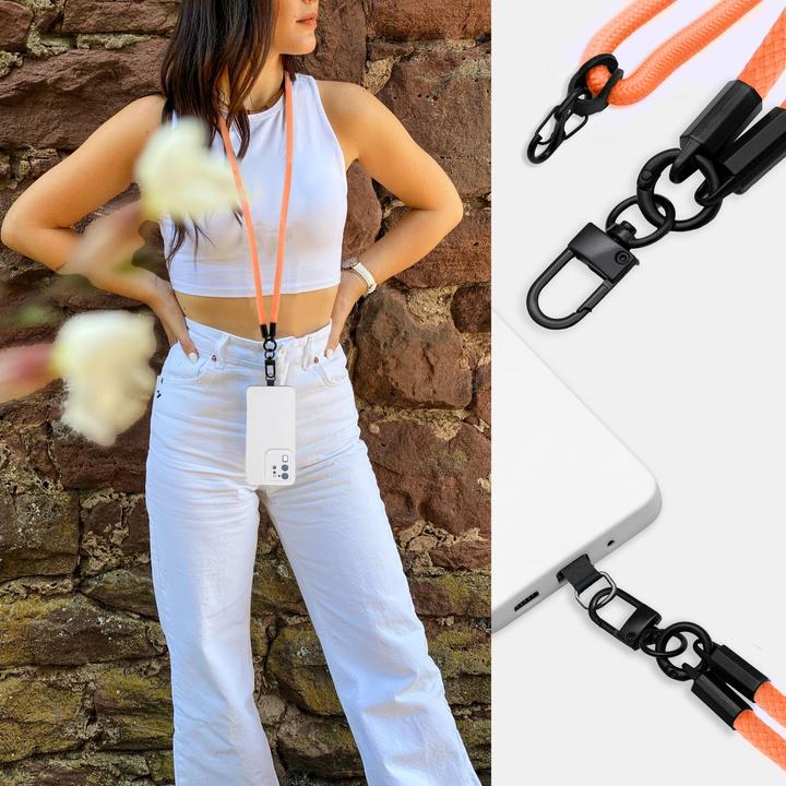 Actual product image Cadorabo Chain case for Huawei ASCEND Y625 necklace cover adjustable
