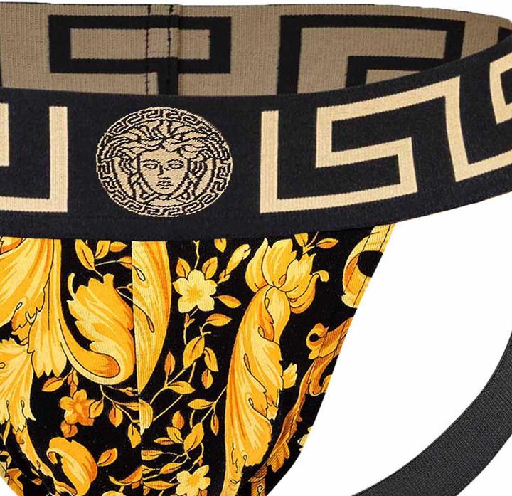 Produktbild Versace Jock-Strap Stretch Organic Jersey Barocco Ss92 All Over New Logo (S, Einzelpack)