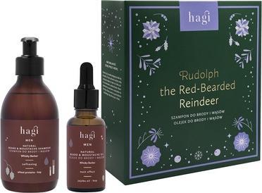Hagi Hagiset Rudolph The Red Beard And Moustache Shampoo 300ml und Bartöl 30ml (Aftershave Sprühpumpe, 300 ml)