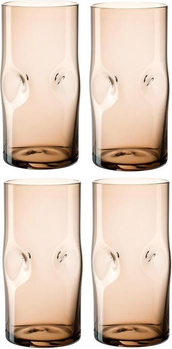 Produktbild Leonardo Trinkglas Vesuvio 330 ml, 4 Stück, Braun (0.33 l, 4 x)