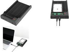 Immagine prodotto LogiLink USB 3.2 Gen 2 Quickport, 2 porte, per HDD/SSD SATA e SSD M.2 NVMe (2 Porti)