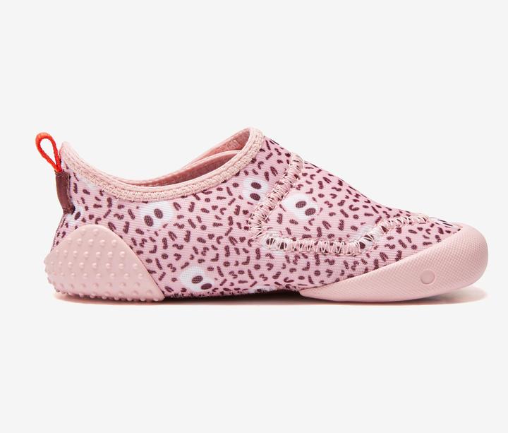 Actual product image Decathlon Turnschuhe Babylight atmungsaktiv Babyturnen - blau mit Muster (28)