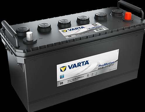Actual product image Varta I6 ProMotive Black 610 050 085 Truck Battery (12 V, 110 Ah, 850 A)