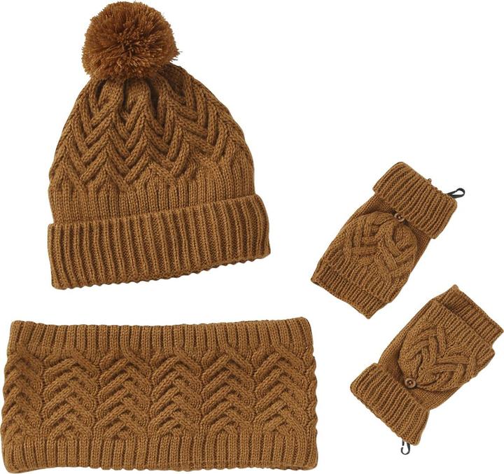 Actual product image Vertbaudet Boys' set: hat, round scarf & gloves