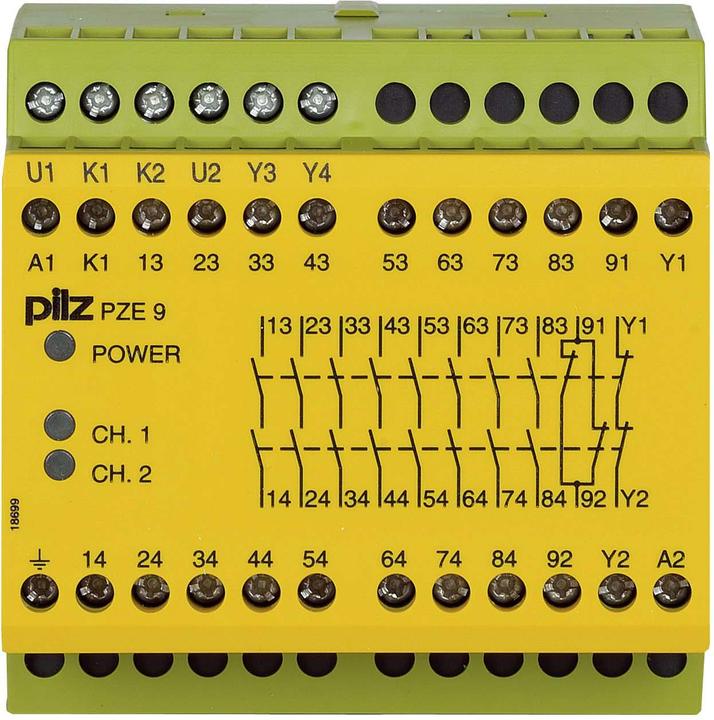 Produktbild Pilz 774148 PZE 9 230-240VAC 8n/o 1n/c