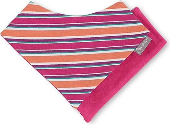 Image du produit Sterntaler Foulard triangulaire rayé magenta