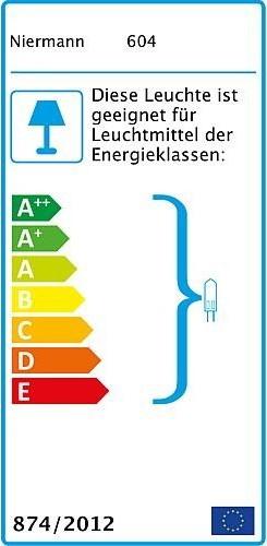 Energy Label Niermann Stand By grey-black spotlight 'Football