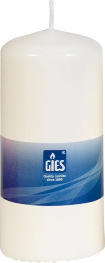GIES Pillar candles white 58 x 130 mm (6 pcs.)