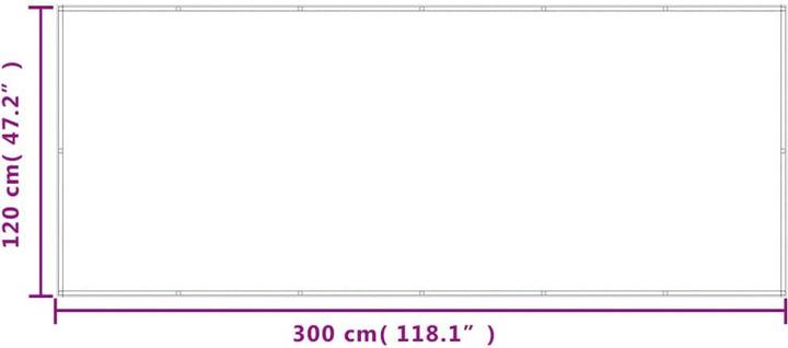 Immagine prodotto VidaXL Balkon-Sichtschutz 100 % Polyester-Oxford (300 cm)