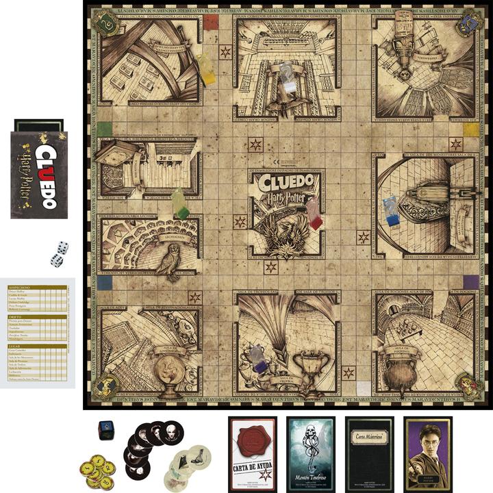 Actual product image Hasbro Gaming Cluedo: Wizarding World Harry Potter Edition Board Game (English)