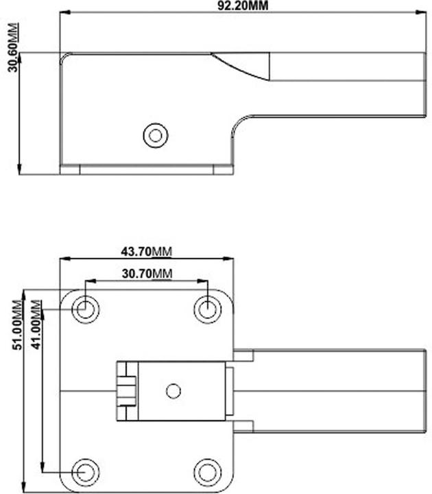 Actual product image Pichler retractable drive electric "XL" 7.0MM ALU 2pcs.