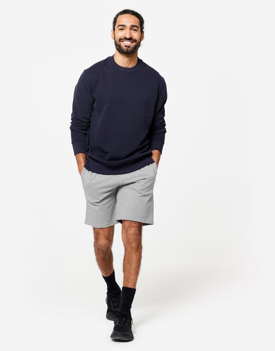 Produktbild Domyos Hoodie Herren warm Baumwollgewebe - blau/schwarz (S)