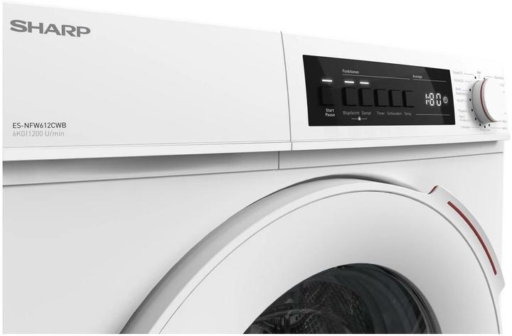 Image du produit Sharp ES-NFW612CWB-FR (6 kg, Gauche, Prise UE)