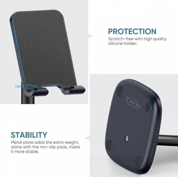 Actual product image Ugreen Universal cell phone table stand adjustable