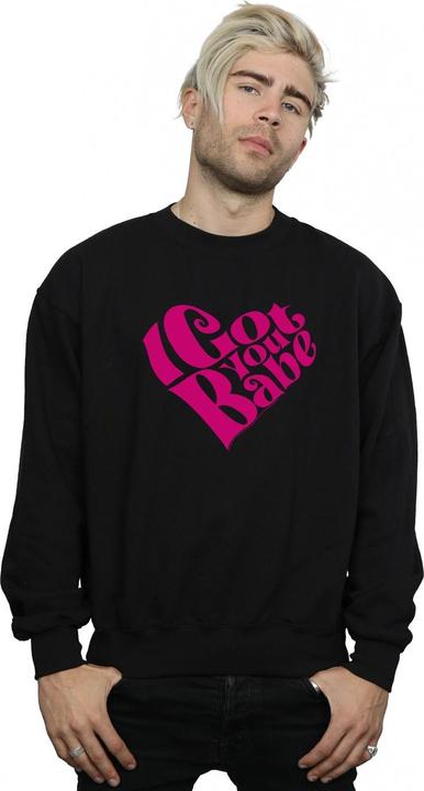 Actual product image Sonny & Cher Mens I Got You Babe Sweatshirt (XXL)