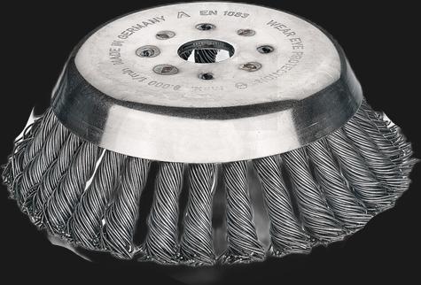 Actual product image Granit Cone brush - weed brush ø 180 - 25.4 mm (Weed whacker)