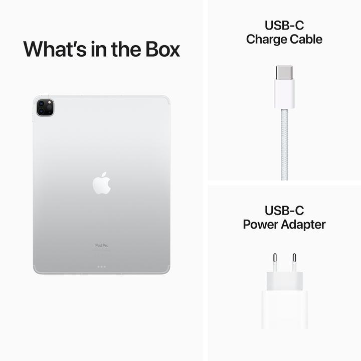 Produktbild Apple iPad Pro 2022 (6. Gen) (5G, 12.90", 128 GB, Silver)