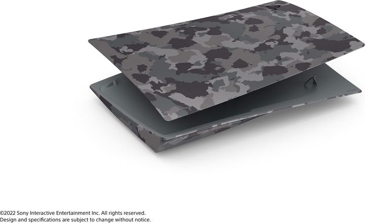 Actual product image Sony PS5 Standard Cover Grey Camo (PS5)