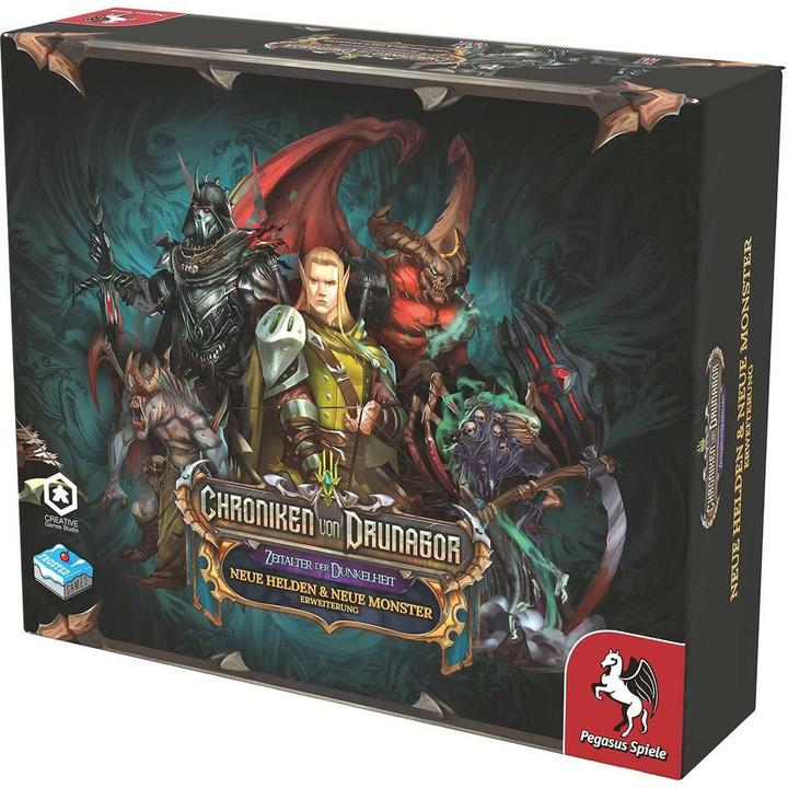 Actual product image Pegasus Chronicles of Drunagor: New Heroes New Monsters (Expansion) (EN) (German)