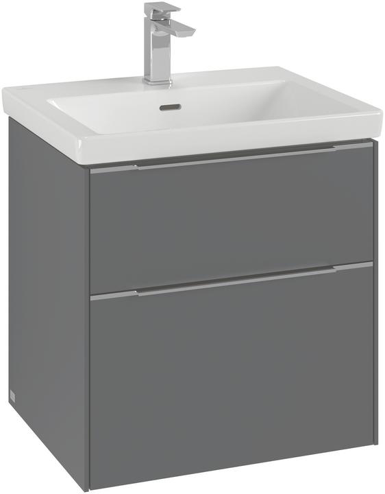 Actual product image Villeroy & Boch Subway 3.0, 572x576x478 mm, washbasin cabinet, 2 drawers, C578L2