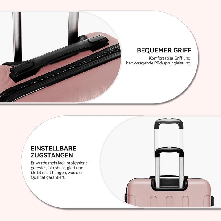 Image du produit Beibye Reisekoffer mit Zwillingsrollen (110 l, L (90 - 115l))